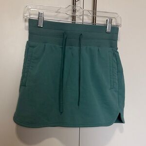 JoyLab Teal Mini Skirt with Drawstring